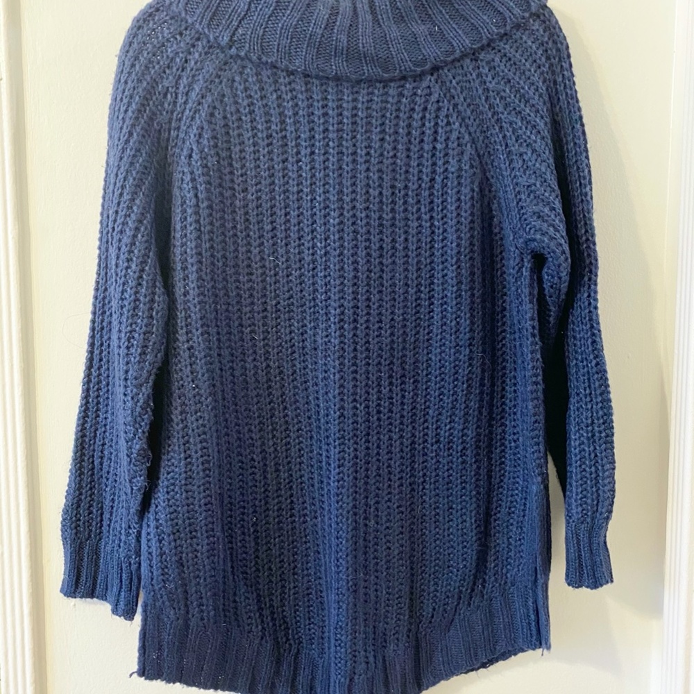 by the way. Autumn Turtle Neck Sweater Navy - Picture 3 of 7